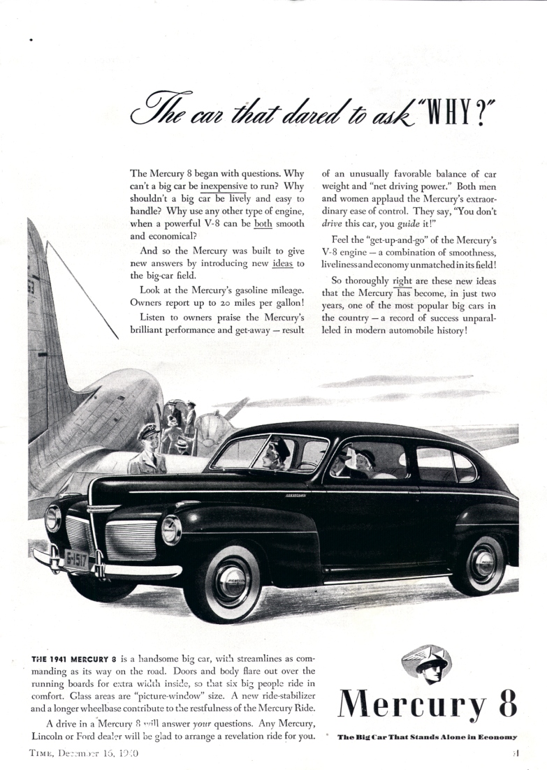 1941 Lincoln Auto Advertising